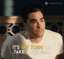 It's my turn to take a selfish.