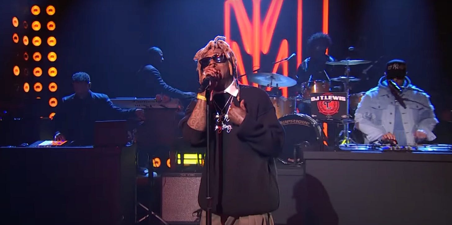 Lil Wayne and The Roots Debut on SNL 50 — My Spilt Milk