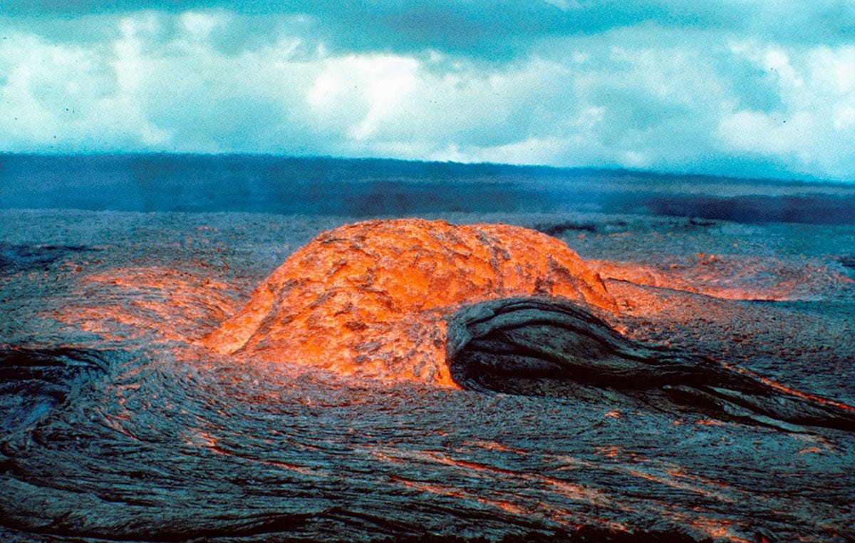 Hawaii volcano eruption1960s1970s