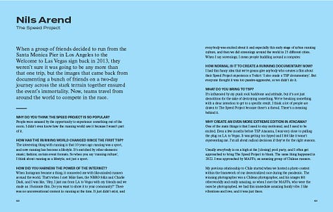 Interior pages for This is Running by Raziq Rauf