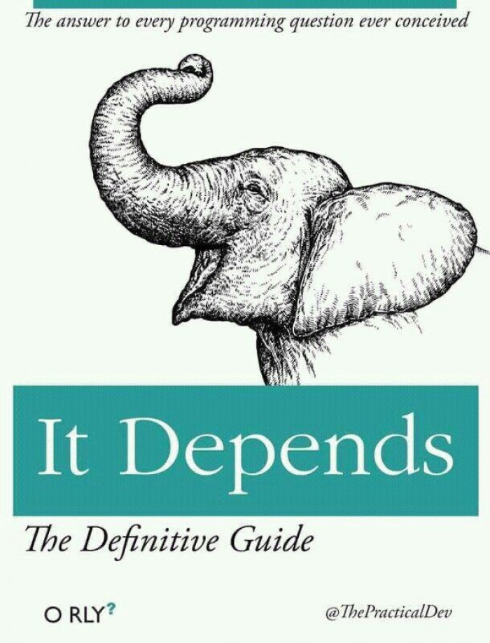 It depends