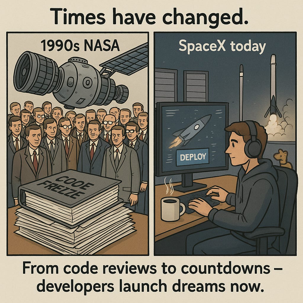 How SpaceX does Software Engineering - Galacticnaut
