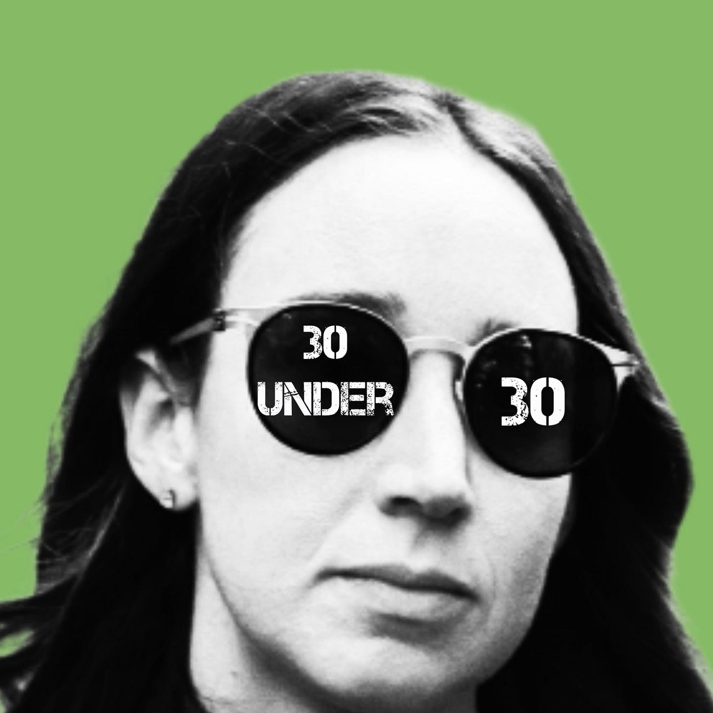 Photo illustration of Charlie Javice.Photo illustration of Charlie Javice, based on Getty Images, styled like the movie poster from Cameron Crowe’s “Almost Famous.”