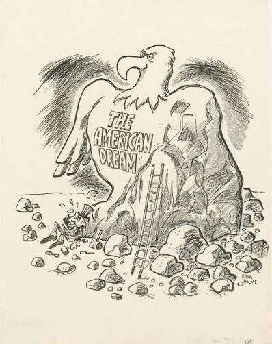 The American Dream" | Etta Hulme Cartoon Archive The American Dream" | Etta Hulme Cartoon Archive