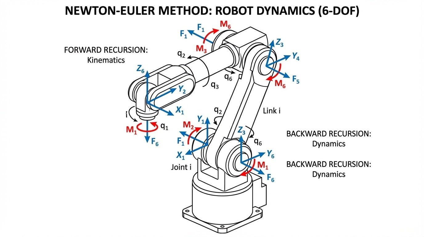 Newton-Euler Method Illustration Newton-Euler Method Illustration