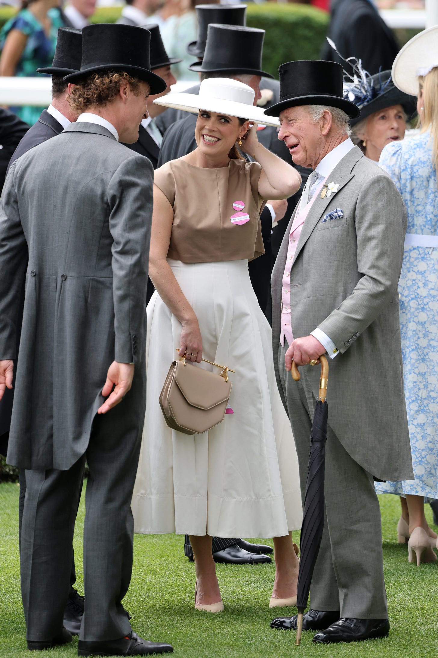 princess eugenie and king charles at royal ascot princess eugenie and king charles at royal ascot