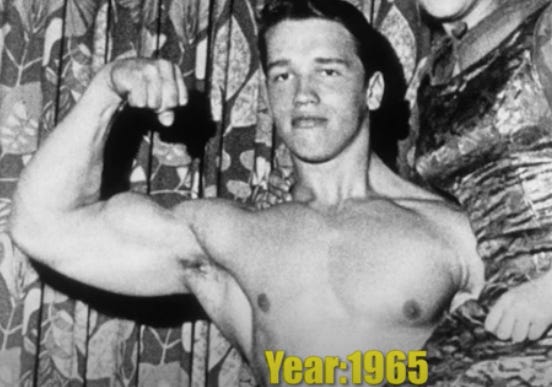 Young Arnold Schwarzenegger