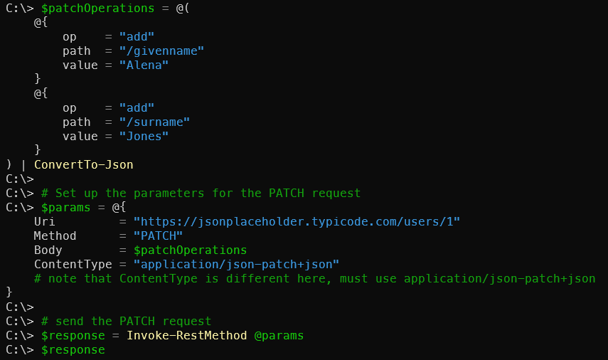 PowerShell and APIs: POST, PUT, and PATCH Commands