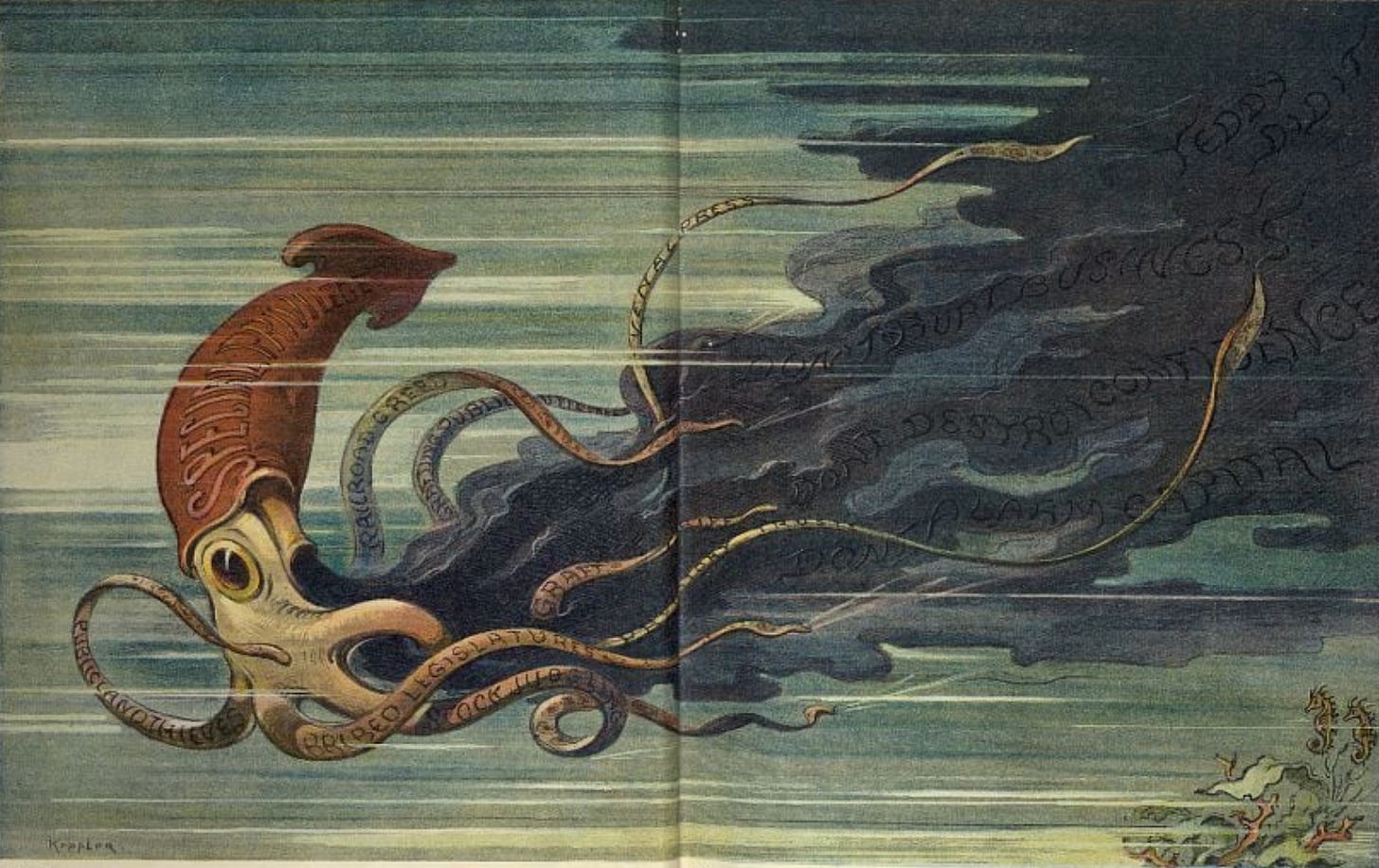 Squid Ink In Ocean Of Squids, Ink, and Minnesota's Corrupt Machine