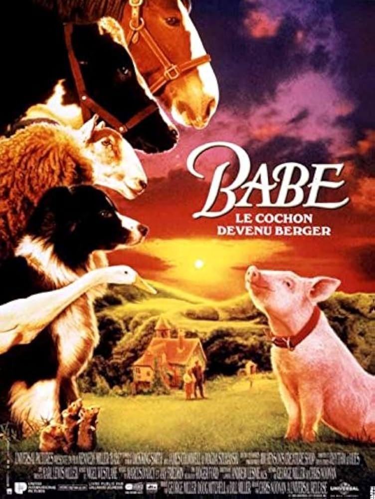 Poster originale Cinema Babe 1995, James Cromwell, Magda Szubanski, 40 x 56  cm : Amazon.it: Casa e cucina