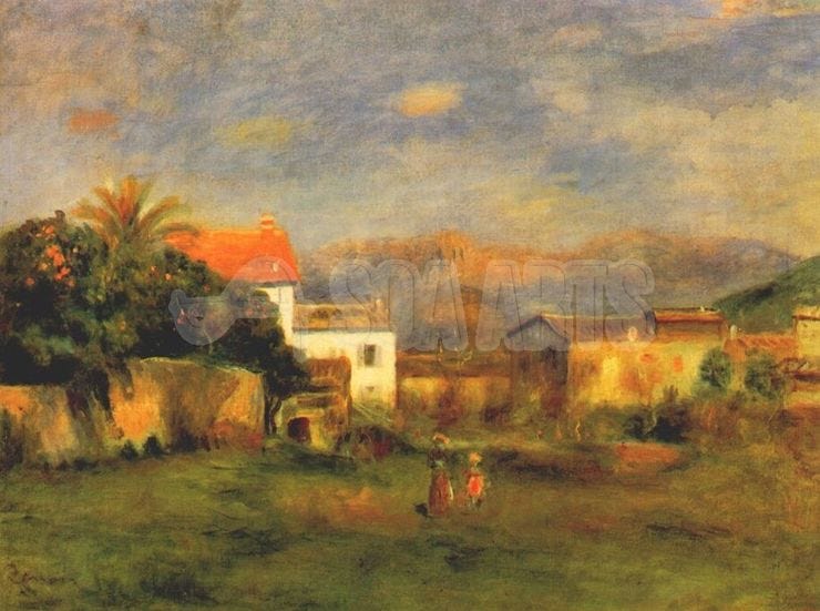 Pierre-Auguste Renoir, View of Cagnes, circa 1900.