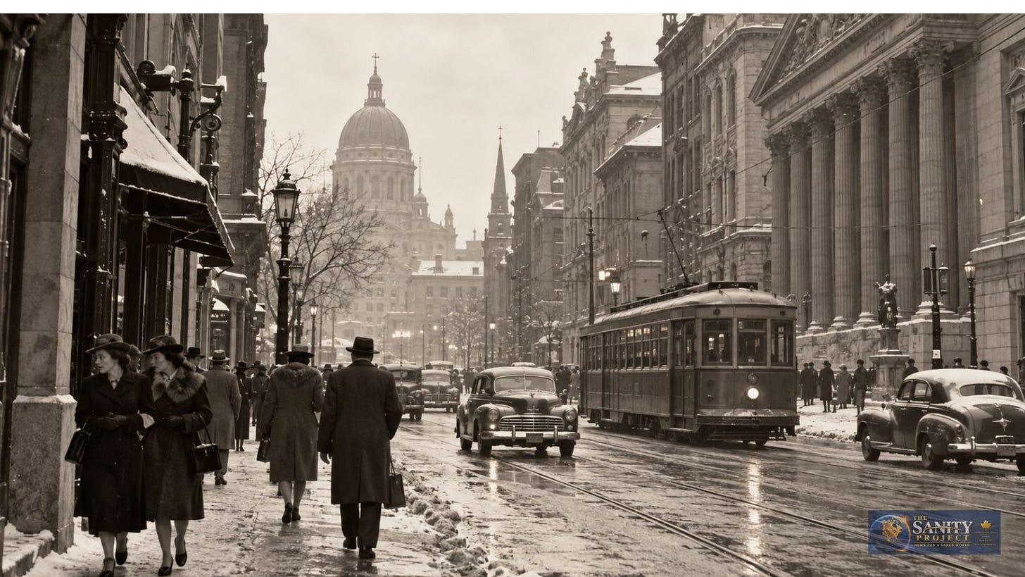 A recreation of Montreal in the 1940s, when Ethel Stark founded the Montreal Women's Symphony Orchestra and challenged barriers facing Canadian women in classical music.