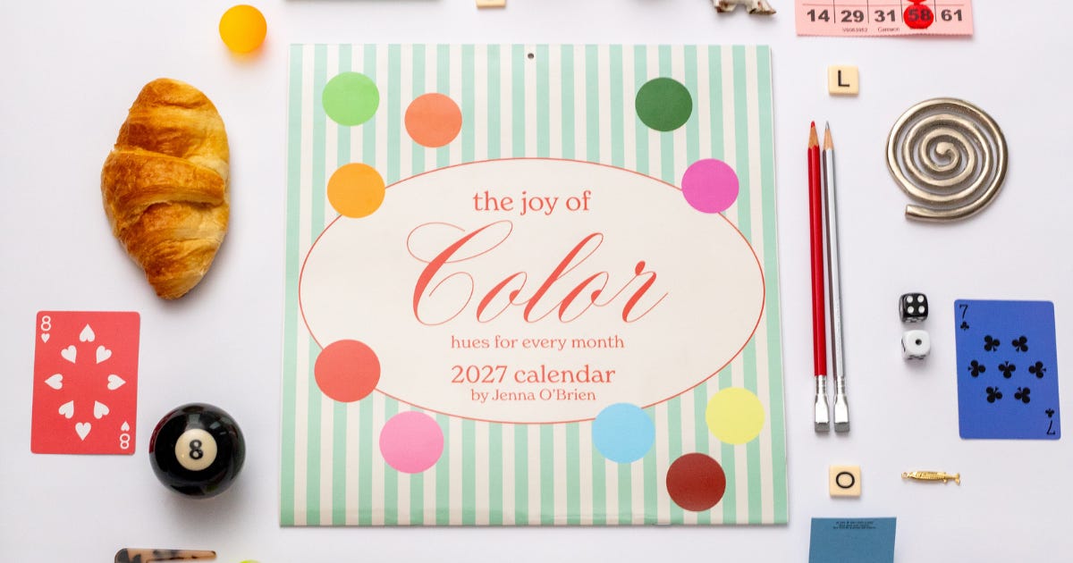 The Color Dot Calendar is Published!