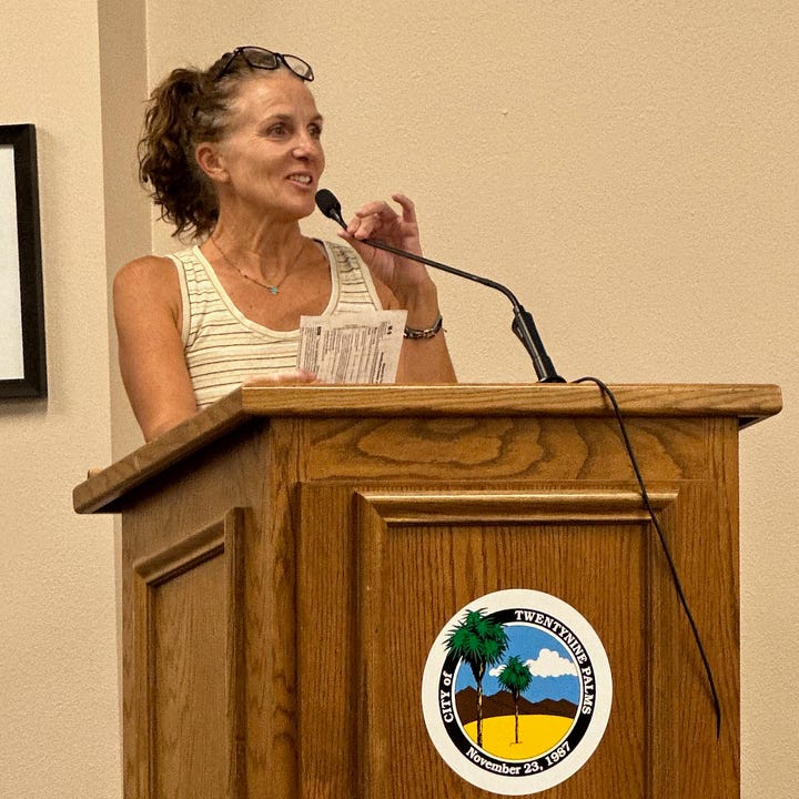 Public comment on the study session was given by Xårene Eskander, Richard Card, Susan Pelow and Dror Waissengrin.