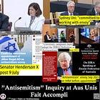 "Antisemitism" Inquiry at Australian Universities: Fait Accompli?