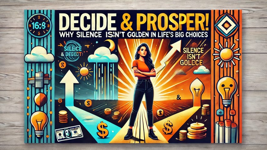 The Cost of Not Deciding: Why Silence Isn’t Golden in Life’s Big Choices