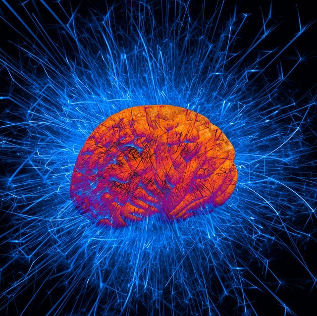 active brain, conceptual illustration