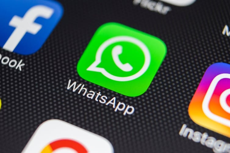 WhatsApp icon. WhatsApp icon.