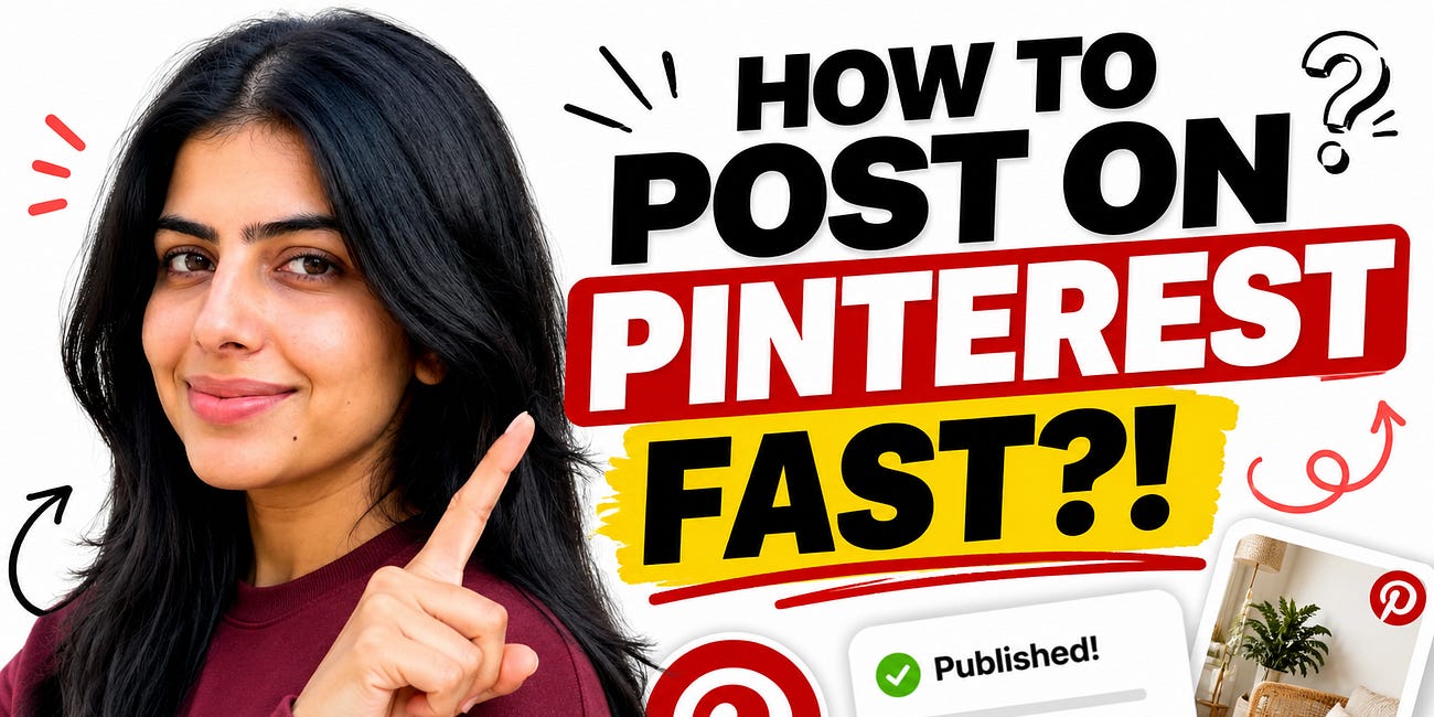 How to Post on Pinterest Fast: 4 Best Tips I Use to Create and Publish More Pins in Less Time