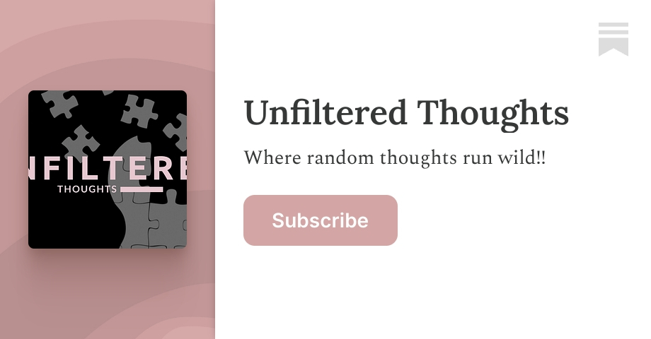 Unfiltered Thoughts | Ama🤍 | Substack