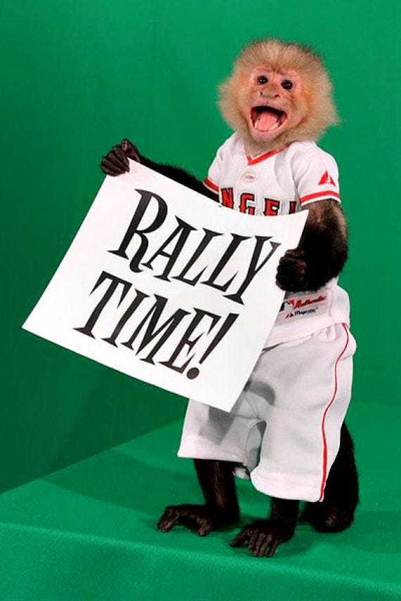 Rally Monkey - Los Angeles Angels of Anaheim - SportMascots.com
