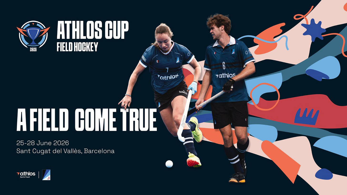 Cartel de la Athlos Cup Field Hockey.