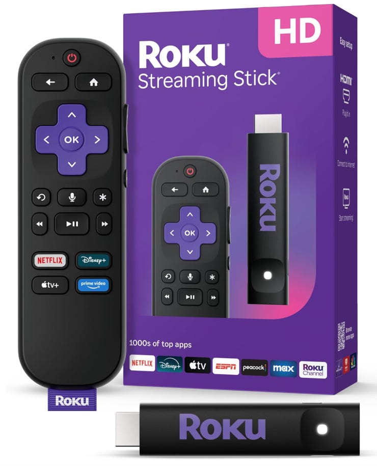 The Roku HD Streaming Stick