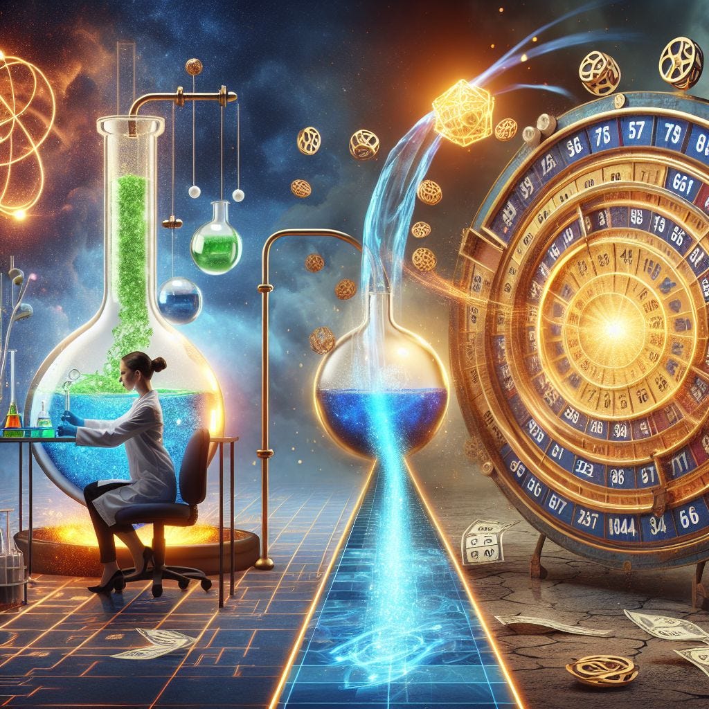 a formula for success that is hard work plus luck