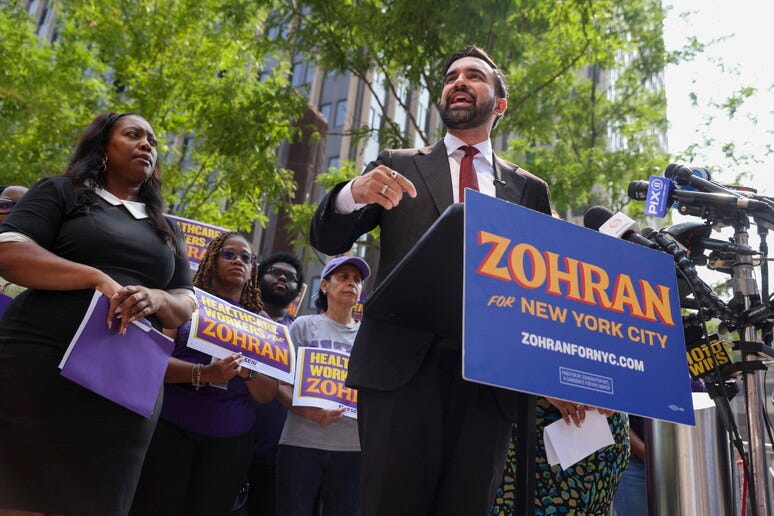El candidato musulmán demócrata Zohran Mamdani en un acto en Nueva York © ANSA/EPA El candidato musulmán demócrata Zohran Mamdani en un acto en Nueva York © ANSA/EPA