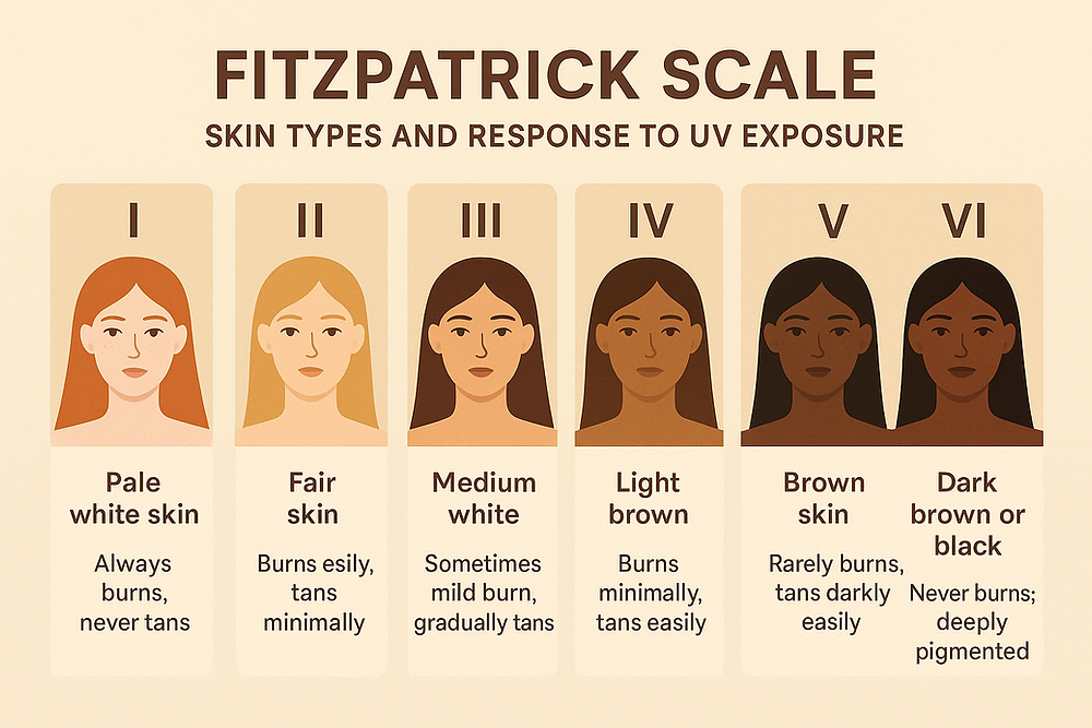 Understanding the Fitzpatrick Skin Types Scale