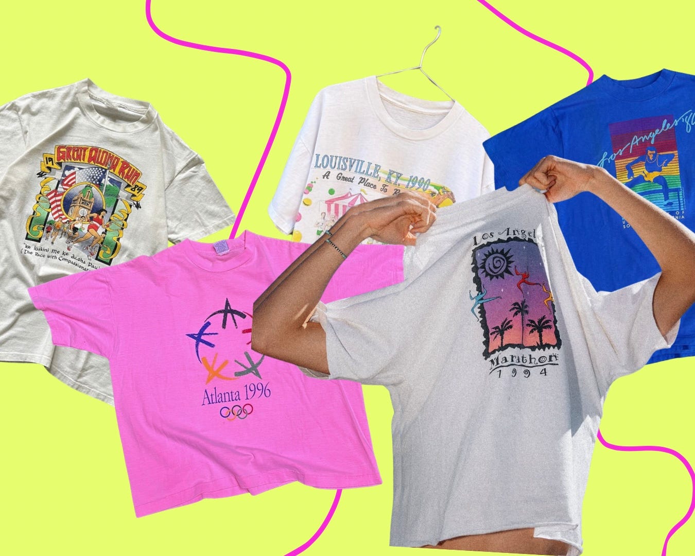The vintage running tee boom - by Grace Cook - Salty