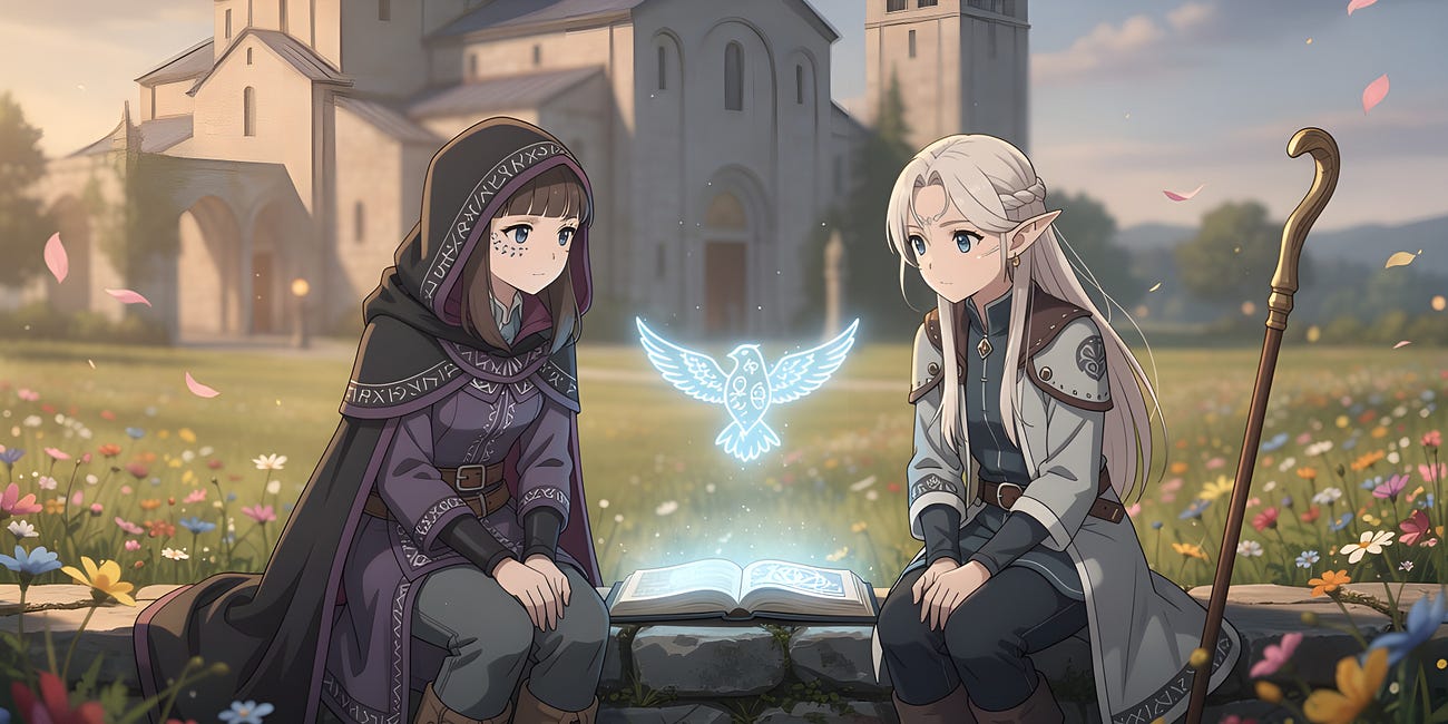 A Meadow, a Stone Wall, and Just Another Mage