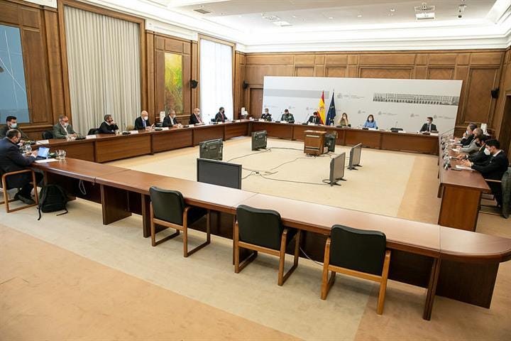 Reunión de la ministra Raquel Sánchez con la CNTC.
