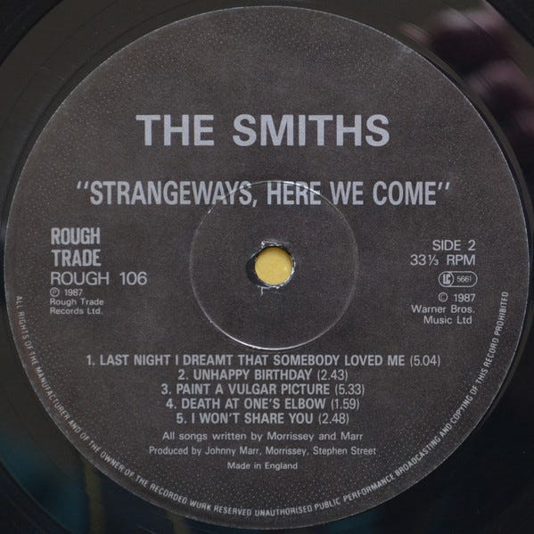 Strangeways, Here We Come, Secondary, 4 of 6