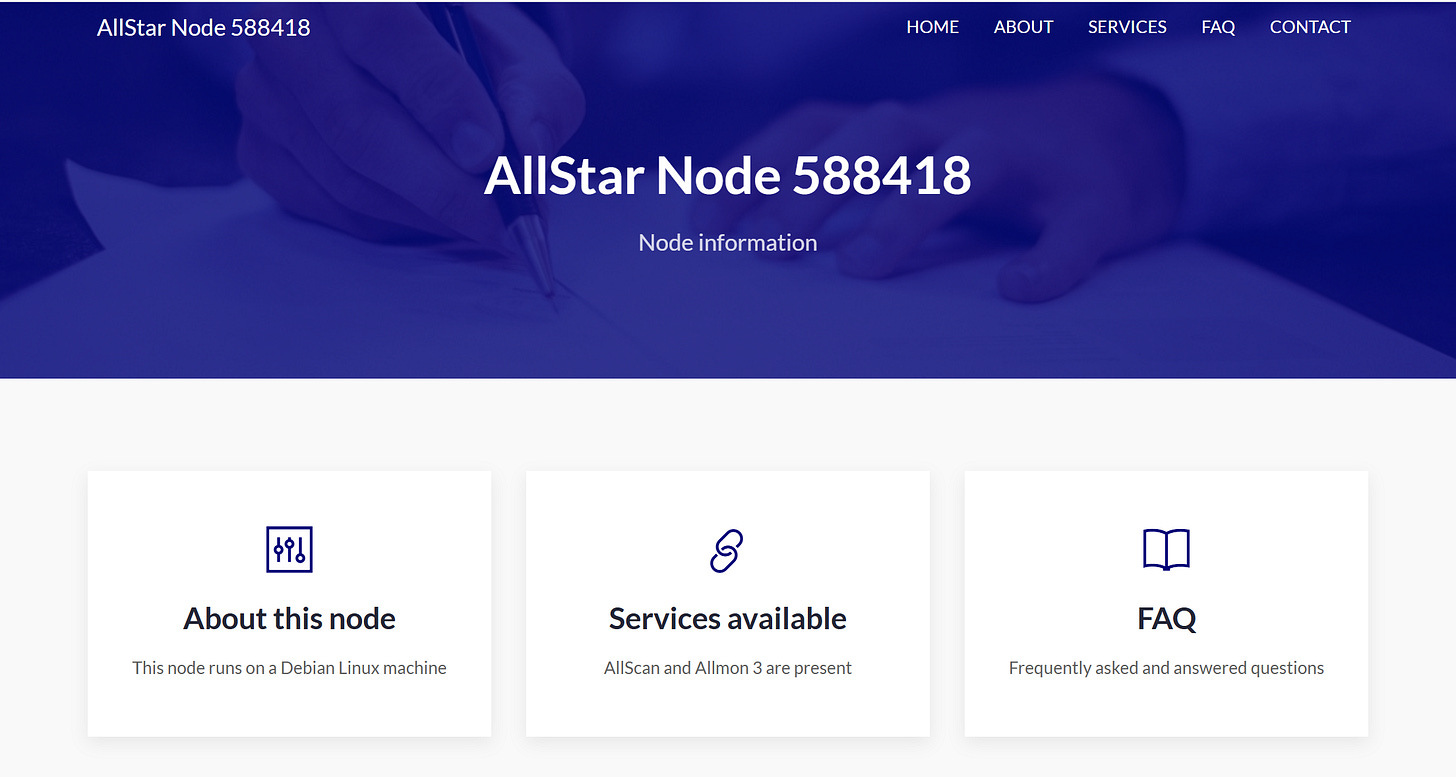 Node 588418 home page