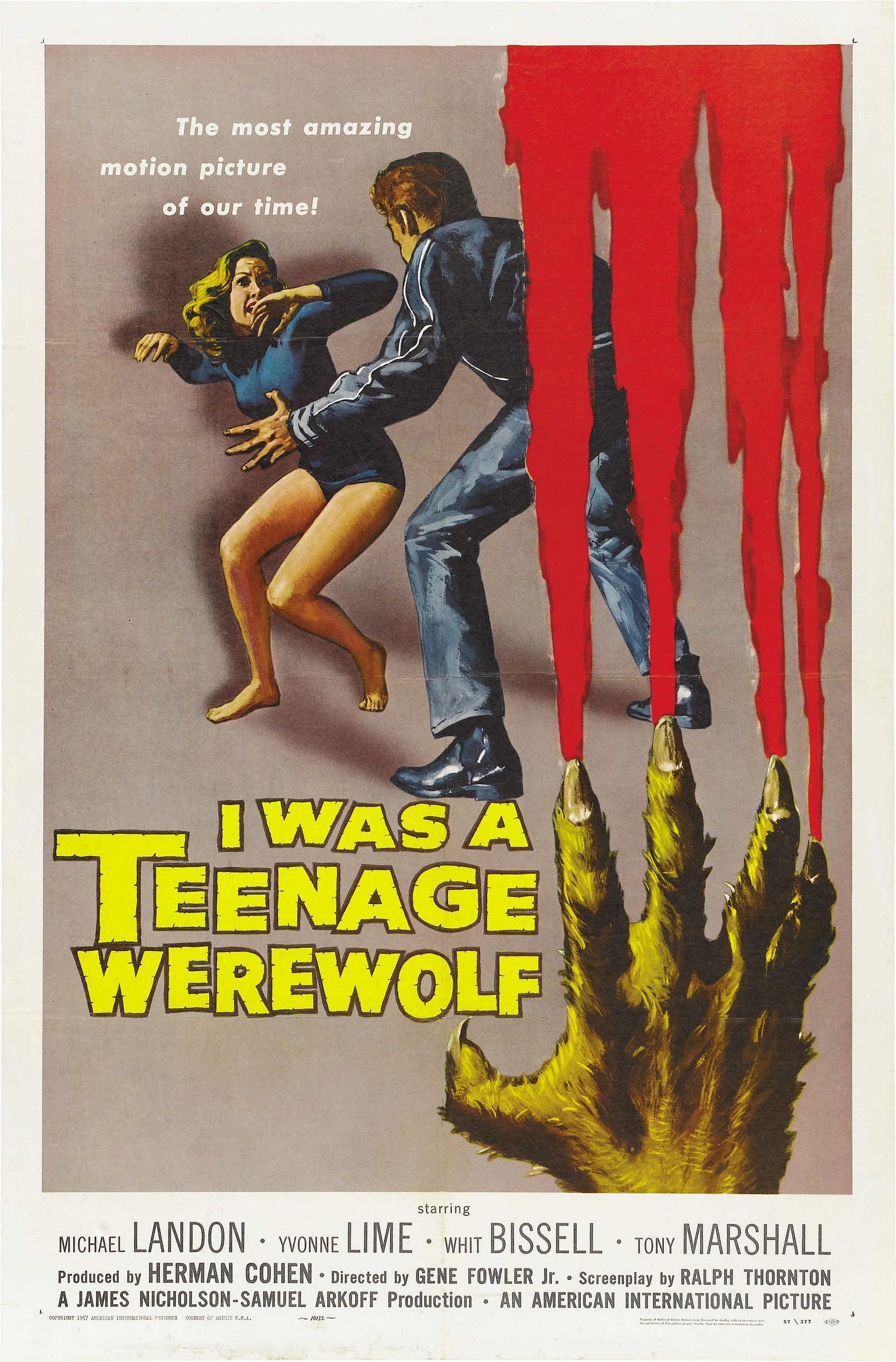 I Was a Teenage Werewolf - Wikipedia
