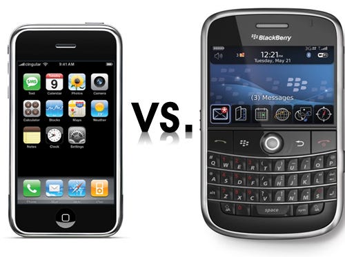 iPhone vs. BlackBerry – Yoojin Cho
