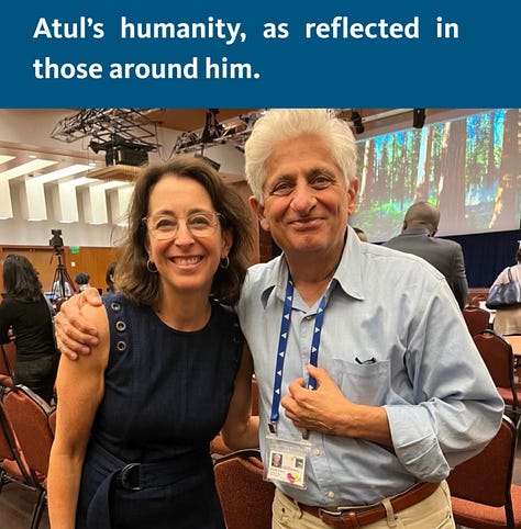 It's a decade of work, but it is the impact of a century (Majumdar), I leave you with a few words that I put together in collaboraiton with ChatGPT (Sirota), Training UCSF-GPT for the price of a Costco membership (Vashisht), and images of colleagues  - UCSF leaders reflecting tul's humanity