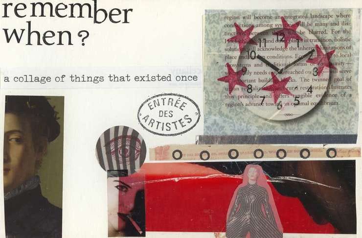 remember when, (mixed media photomontage) New York City, 8 March 2022