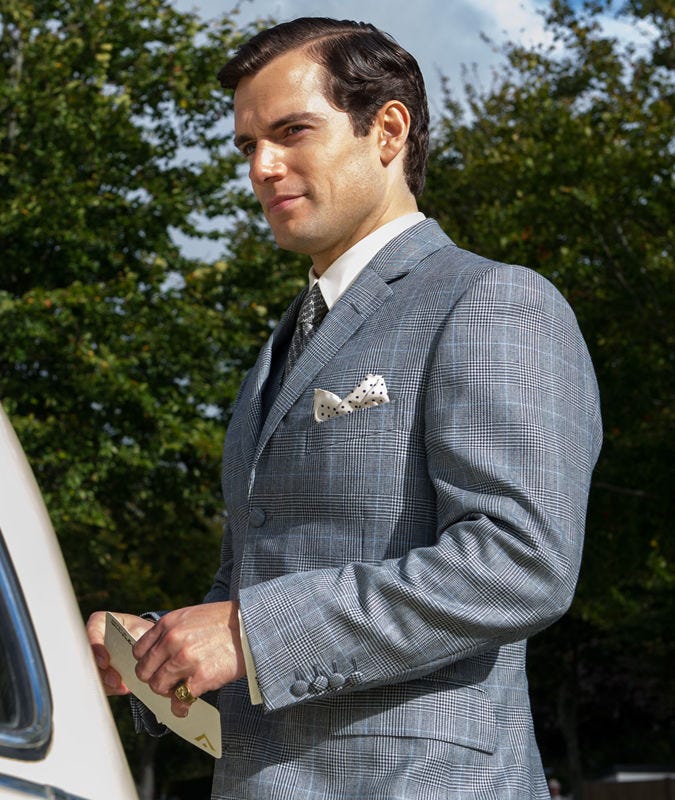 Actor Henry Cavill's custom signet ring Actor Henry Cavill's custom signet ring