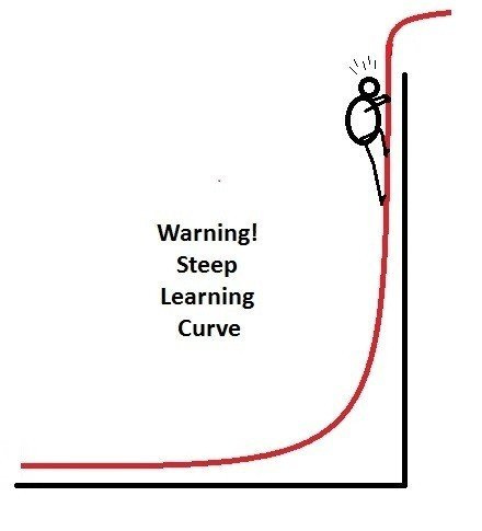 Learning Curve Is Steeper