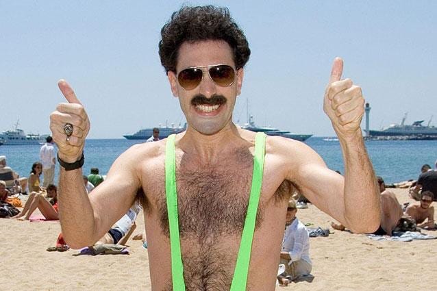 Travel News - borat mankini fines