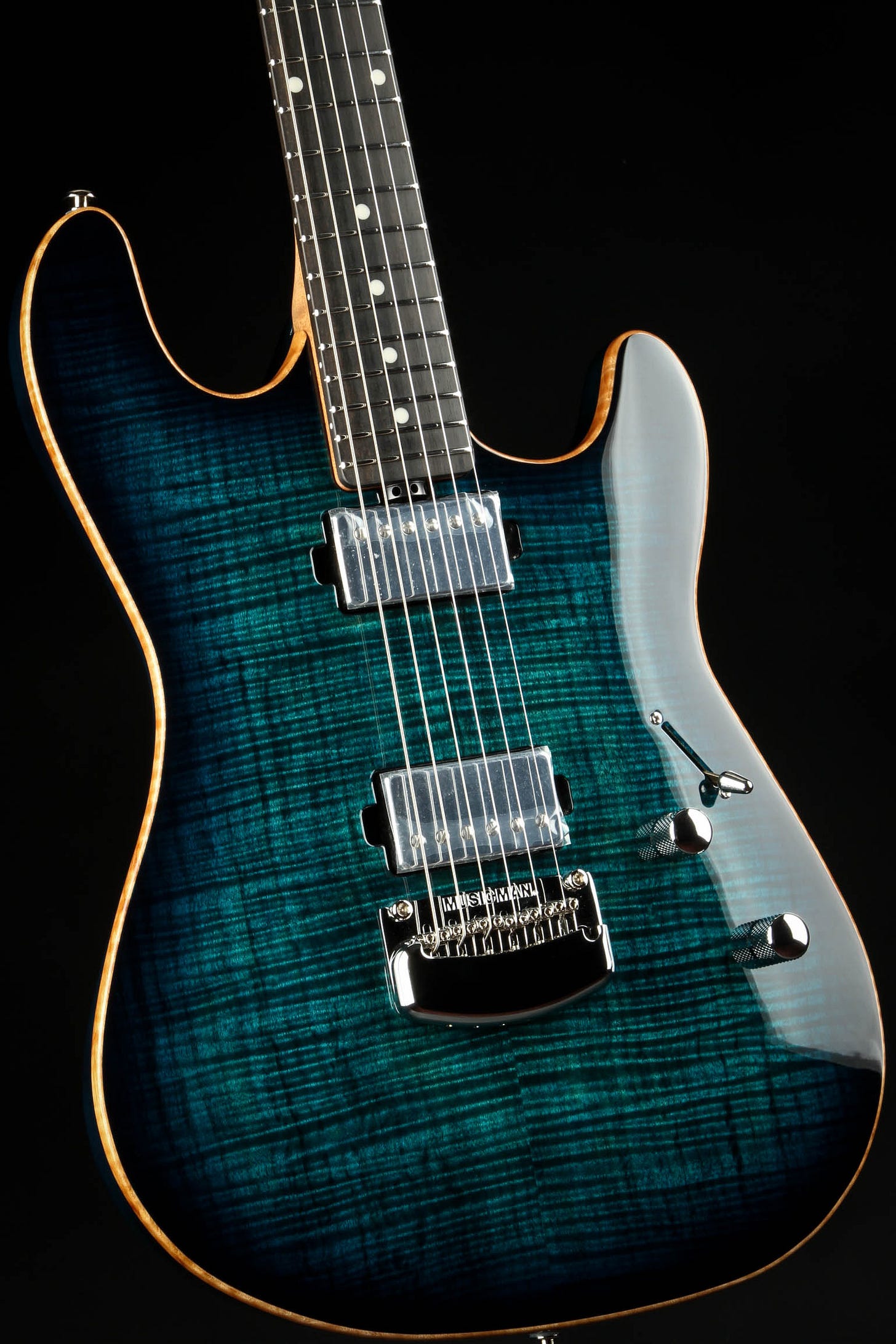 Ernie Ball Music Man Sabre HH - Blue Moonstone - Eddie's Guitars