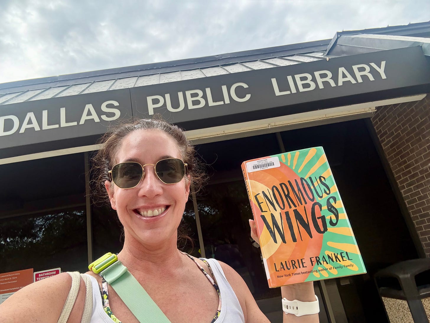 My tax dollars paid for Enormous Wings for the public library. My tax dollars paid for Enormous Wings for the public library.