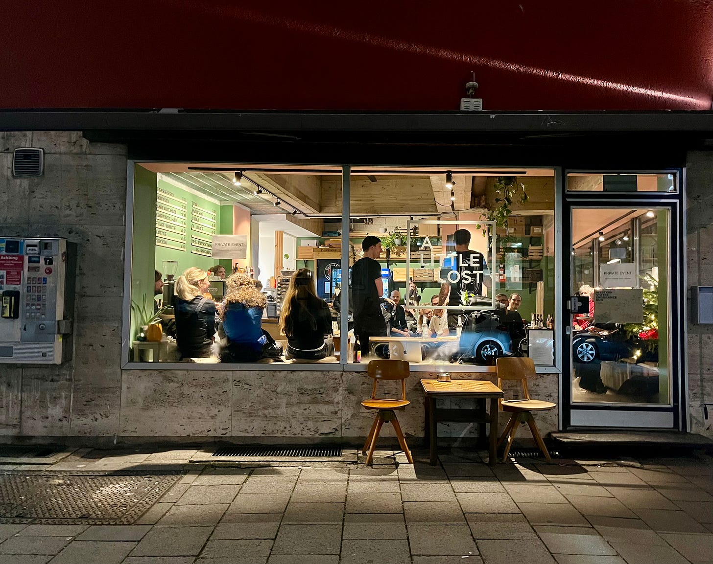 Outside view of A Little Lost cafe