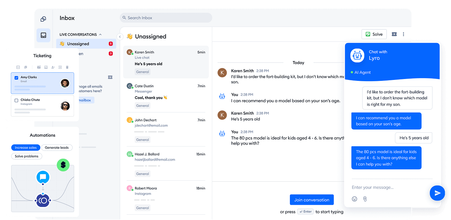 AI Customer Service Chatbot, Customer Support Software | Tidio