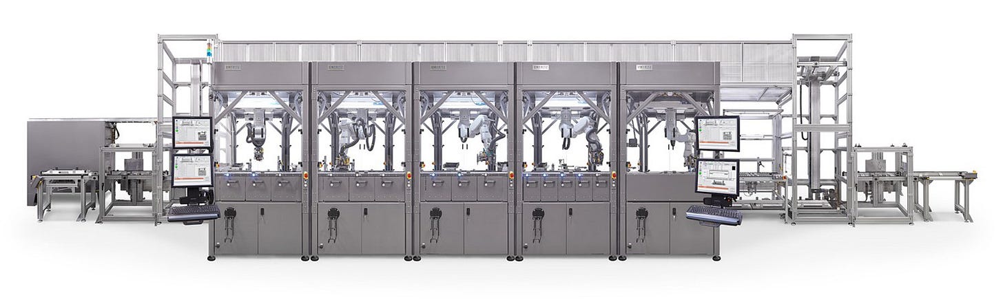 computer server automation line