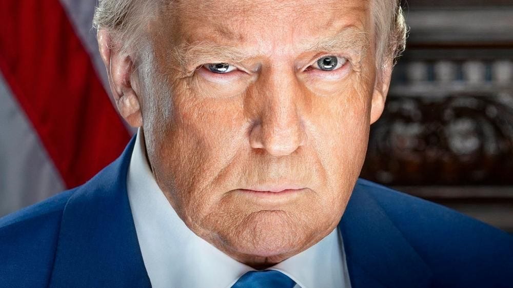 Decoding Donald Trump's new official portrait