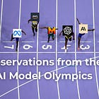 Observations from the AI Model Olympics
