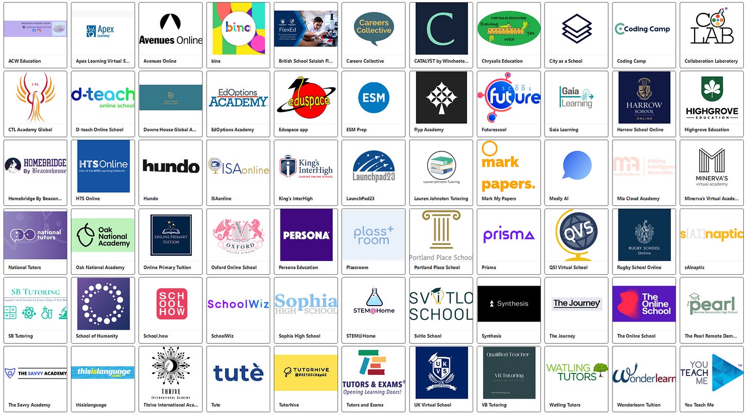 Online Schools and Online Learning